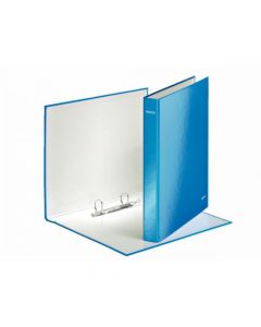 LEITZ WOW 2 D-RING BINDER 25MM A4 PLUS BLUE (PACK OF 10 BINDERS) 42410036