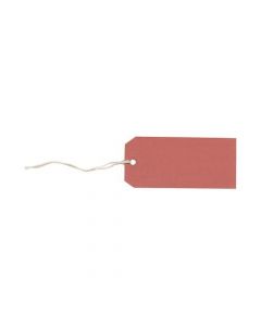 TAG LABELS STRUNG BULK BOXES RED [PACK 1000]