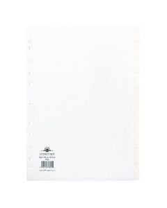 CONCORD DIVIDER 10-PART A4 EXTRA WIDE 150GSM WHITE 77801