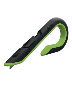 SLICE BOX CUTTER AUTO RETRACTABLE GREEN/BLACK 10503 (PACK OF 1)