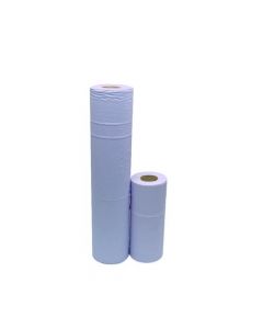 2WORK 2-PLY HYGIENE ROLL 10 INCH BLUE (PACK OF 24) F03806