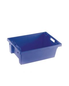 SOLID SLIDE STACK/NESTING CONTAINER 600X400X200MM BLUE 382960