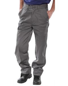 BEESWIFT HEAVYWEIGHT DRIVERS TROUSERS GREY 42T (PACK OF 1)