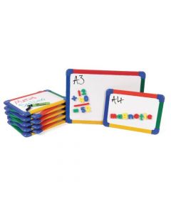 SHOW-ME MAGNETIC WHITEBOARD A4 GRIDDED (PACK OF 10) MBA4/10
