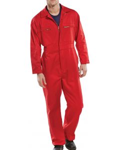 BEESWIFT HEAVY WEIGHT BOILERSUIT RED 42 (PACK OF 1)