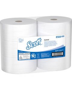 SCOTT 2-PLY CONTROL TOILET TISSUE 314M (PACK OF 6) 8569