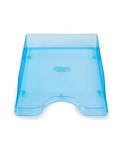 CONTINENTAL LETTER TRAY POLYSTYRENE FOR A4 FOOLSCAP AND COMPUTER PRINTOUTS ICE BLUE (PACK OF 1)