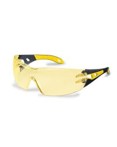 UVEX PHEOS SAFETY SPECTACLE AMBER PK5 (PACK OF 5)