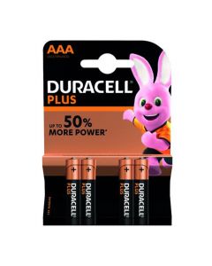 DURACELL PLUS AAA BATTERY (PACK OF 4) 81275396
