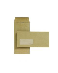 NEW GUARDIAN DL ENVELOPE WINDOW SELFSEAL MANILLA (PACK OF 1000) D25311
