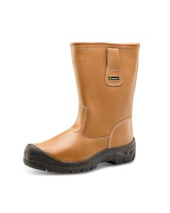 BEESWIFT SCUFF CAP LINED RIGGER BOOT TAN 10 (PACK OF 1)