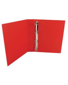 RED 40MM 4D PRESENTATION RING BINDER (PACK OF 10) WX01330