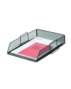 Q-CONNECT STACKABLE LETTER TRAY BLACK KF17293 (PACK OF 1)