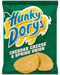 HUNKY DORYS CHEESE & ONION CRISPS 45G (PACK OF 50 BAGS)