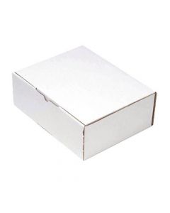 MAILING BOX 375X225MM WHITE (PACK OF 25) PPAK-KING09-E