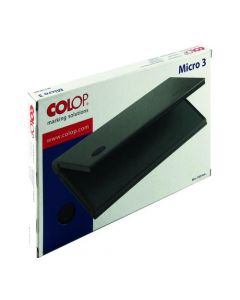 COLOP MICRO 3 STAMP PAD BLACK MICRO3BK (PACK OF 1)