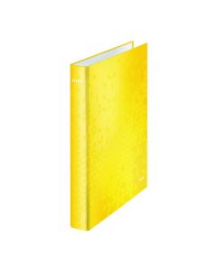 LEITZ WOW RING BINDER YELLOW A4 25MM (PACK OF 10 BINDERS) 42410016