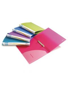 RAPESCO 15MM RING BINDER A4 ASSORTED (PACK OF 10 BINDERS) 0799
