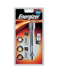 ENERGIZER METAL LED TORCH 2XAA SILVER 634041 (PACK OF 1)