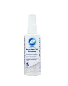 AF PERMANENT INK REMOVER 125ML PUMP SPRAY (SUITABLE FOR WHITEBOARDS, CD, DVDS) APIR125 (PACK OF 1)