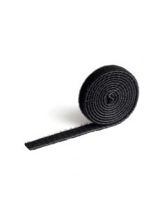 Durable CAVOLINE GRIP 10 Self Gripping Cable Management Tape Black Ref 503101 (Pack of 1 Roll)
