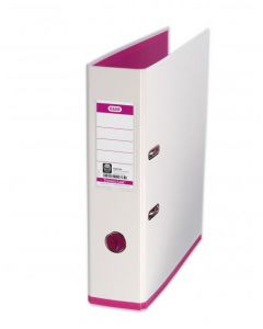 ELBA MYCOLOUR A4 WHITE AND PINK LEVER ARCH FILE 100081031