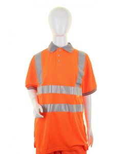 BEESWIFT LADIES HI VISIBILITY OR SHORT SLEEVE POLO SML  (PACK OF 1)