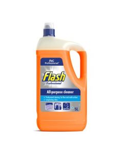 FLASH PROF ALL PURPOSE CLEANER FOR WASHABLE SURFACES 5 LITRE CITRUS FRAGRANCE REF 76099 (PACK OF 1)