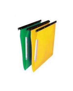 CARTESIO POLYPROPYLENE LATERAL FILE 333MM 15MM GREEN (PACK OF 25 FILES)