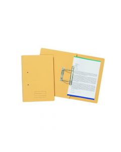SPIRAL FILES 285GSM FOOLSCAP YELLOW (PACK OF 50 FILES) TFM50-YLWZ