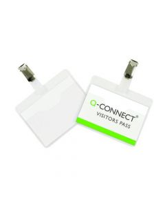 Q-CONNECT VISITOR BADGE 60X90MM (PACK OF 25) KF01560