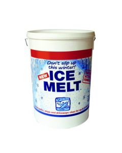 WHITE MAGIC ICE MELT 18.75KG DISPENSER TUB (MELTS ICE AND SNOW FAST) 320407