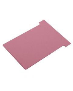 NOBO T-CARD SIZE 4 112 X 180MM PINK (PACK OF 100) 2004008