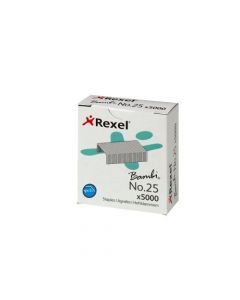 REXEL NO. 25 STAPLES 4MM (PACK OF 5000) 05025