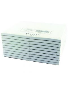 Q-CONNECT PLAIN SCRIBBLE PAD 160 PAGES 127X76MM (PACK OF 20) KF27020