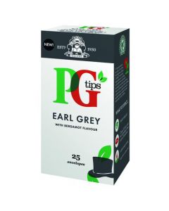 PG TIPS EARL GREY ENVELOPE TEA BAGS (PACK OF 25) 29013701