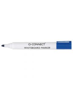 Q-CONNECT DRYWIPE MARKER PEN BLUE (PACK OF 10) KF26036
