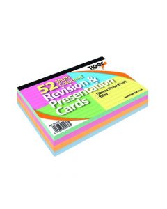 REVISION AND PRESENTATION CARDS 54 MULTICOLOUR (PACK OF 10 CARDS) 302236