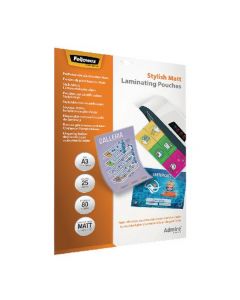 FELLOWES ADMIRE A3 LAMINATING POUCHES MATTE (PACK OF 25) 5602201