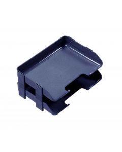 REXEL AGENDA CLASSIC RISERS SELF-LOCKING FOR LETTER TRAYS 53MM CHARCOAL REF 25224 [PACK 5]