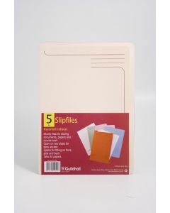 EXACOMPTA GUILDHALL SLIPFILE MANILLA 230GSM ASSORTED (PACK OF 50 FILES) 4600Z