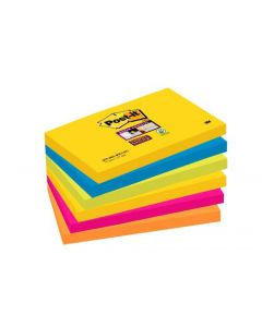 POST-IT SUPER STICKY 76 X 127MM RIO (PACK OF 6) 70-0052-5132-0