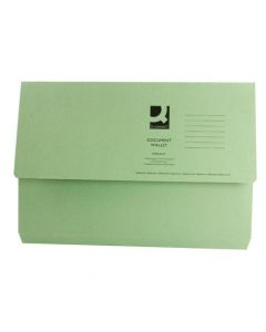 GREEN DOCUMENT WALLET (PACK OF 50 WALLETS) 45914EAST