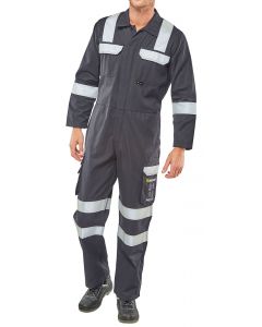 BEESWIFT ARC FLASH COVERALL NAVY BLUE 44 (PACK OF 1)