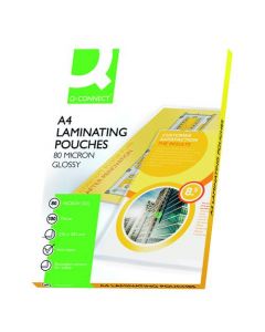 Q-CONNECT A4 LAMINATING POUCH 160 MICRON (PACK OF 100) KF04114