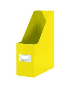 LEITZ WOW CLICK AND STORE MAGAZINE FILE YELLOW 60470016  (PACK OF 1)