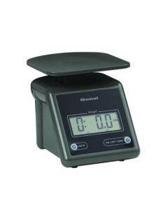 SALTER GREY COMPACT POSTAL SCALE (DISPLAYS WEIGHT IN IB,OZ,KG AND GRAMS, MAX WEIGHT 3.2KG) PS7