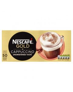 NESCAFE GOLD UNSWEETENED INSTANT CAPPUCINO SACHETS (PACK OF 50) 12314883
