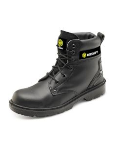 BEESWIFT SMOOTH LEATHER 6 INCH BOOT BLACK 06 (PACK OF 1)