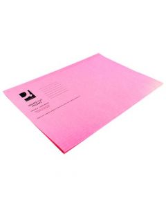 Q-CONNECT SQUARE CUT FOLDER LIGHTWEIGHT 180GSM FOOLSCAP PINK (PACK OF 100 FOLDERS) KF26029